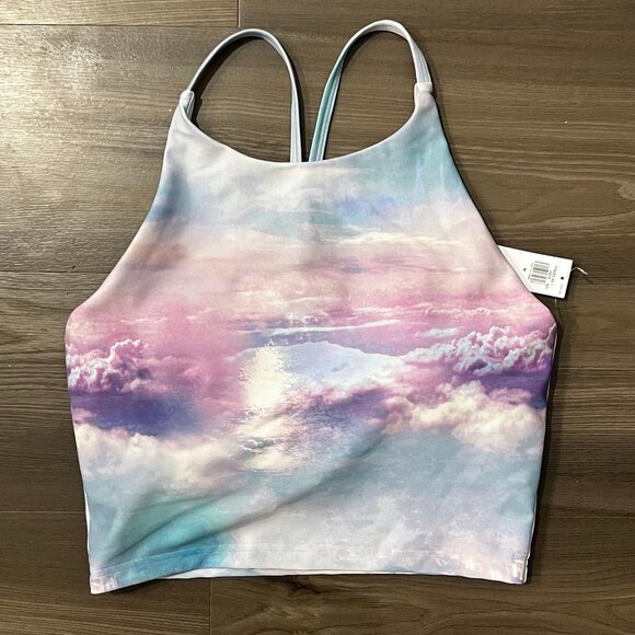 Old Navy Tops - Old Navy Active Tank Top Built in Bra Size Medium Blue Purple Pink